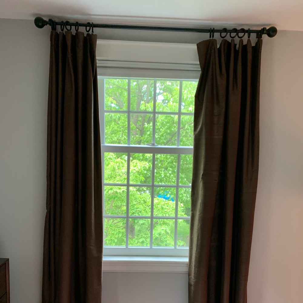 Potterybarn Dupioni Silk Pole-Pocket Curtain (4)